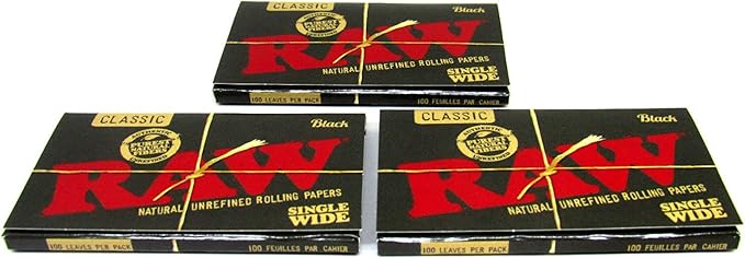RAW BLACK - ROLLING PAPER