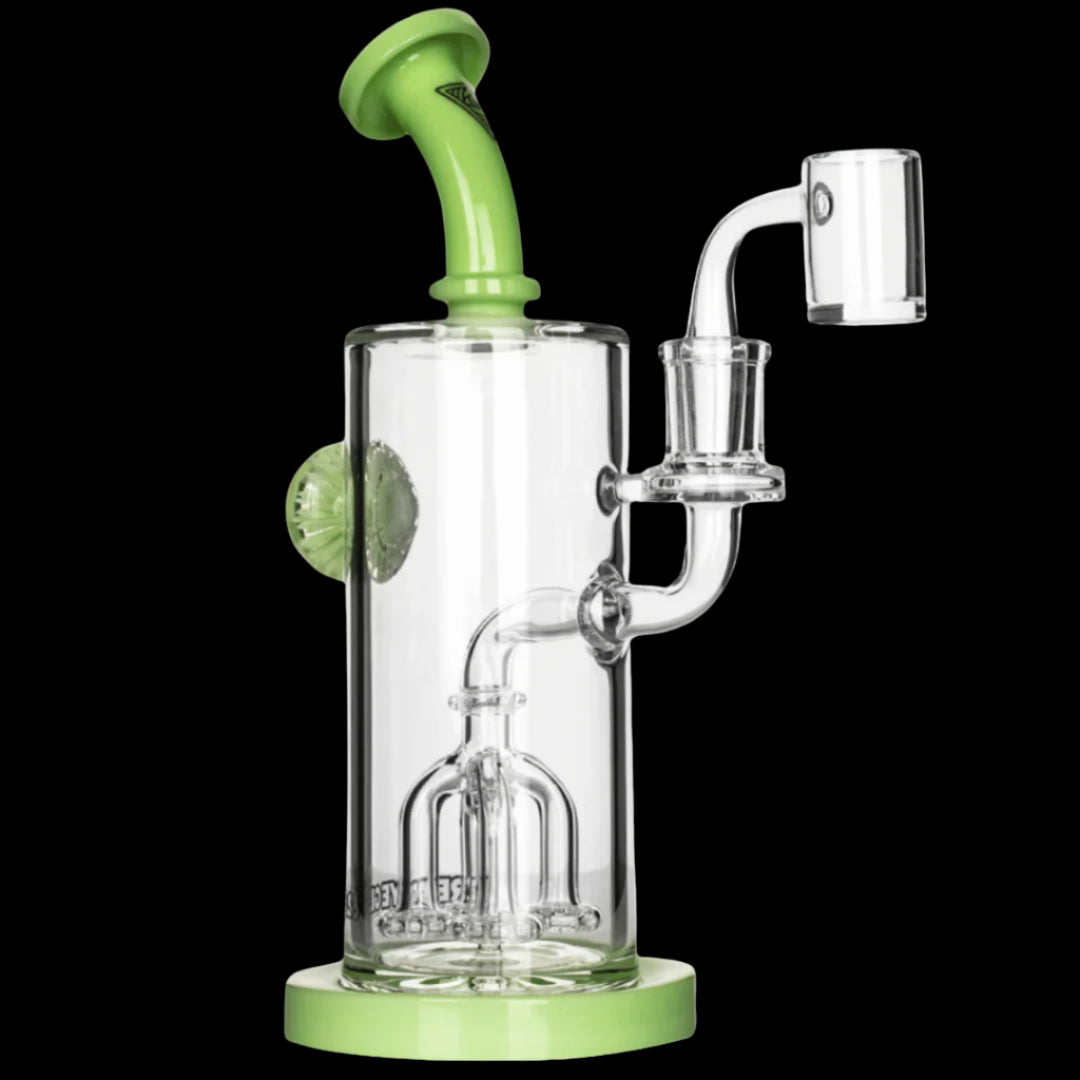 RED EYE GLASS - MOCHI DAB RIG (9"IN)