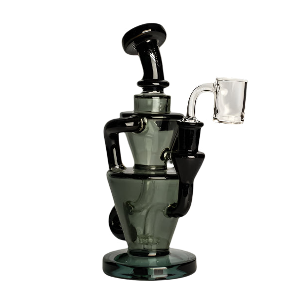 RED EYE GLASS -  ATLAS DUAL UPTAKE RECYCLER RIG (8"IN)