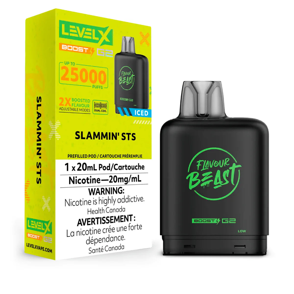 FLAVOUR BEAST LEVEL X BOOST 25K PODS